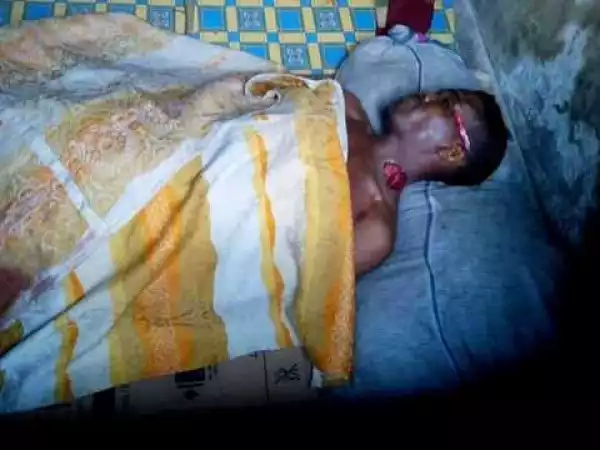 Oh No, This Is Wickedness: See How Jealous Lover Slits Boyfriend’s Throat While Sleeping (Graphic Photos)